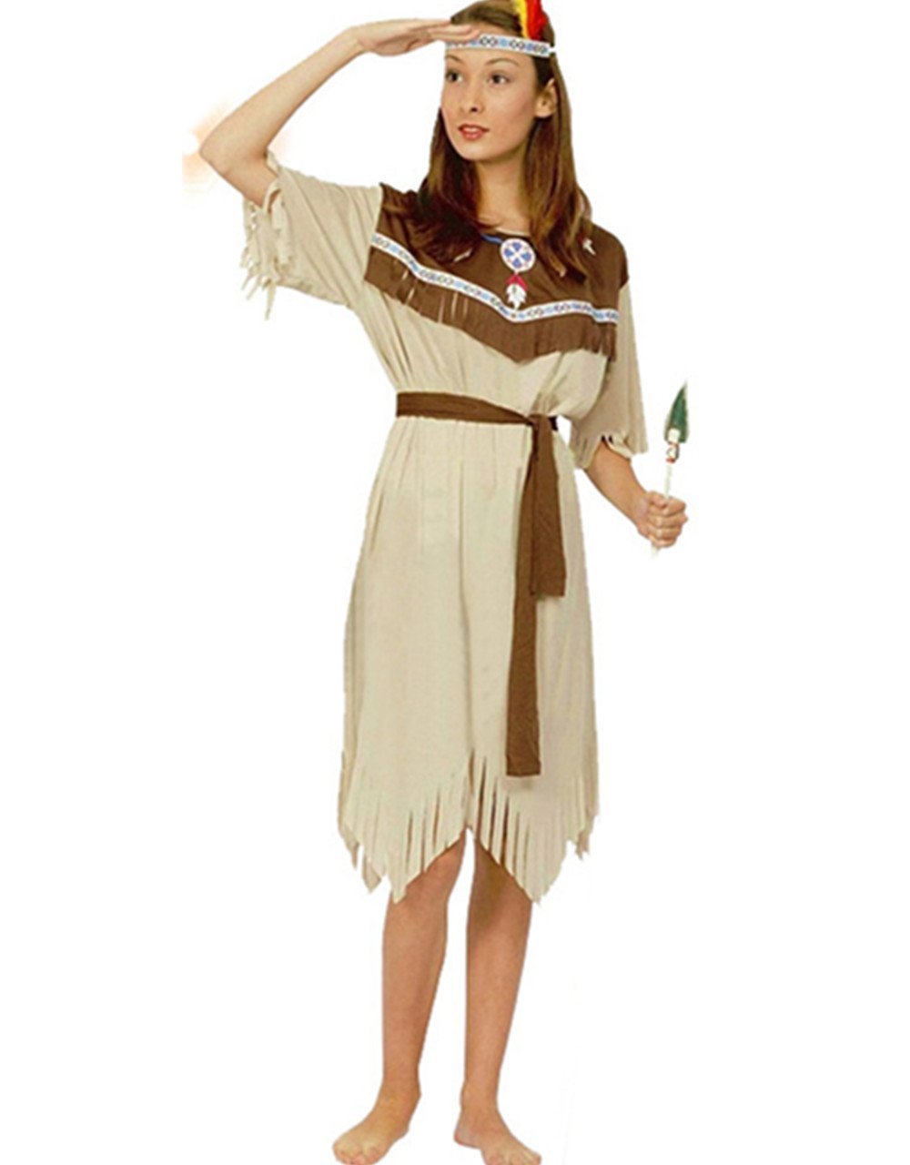 Amazon.co.jp: クレイジー 土着 インディアン コスプレ コスチューム